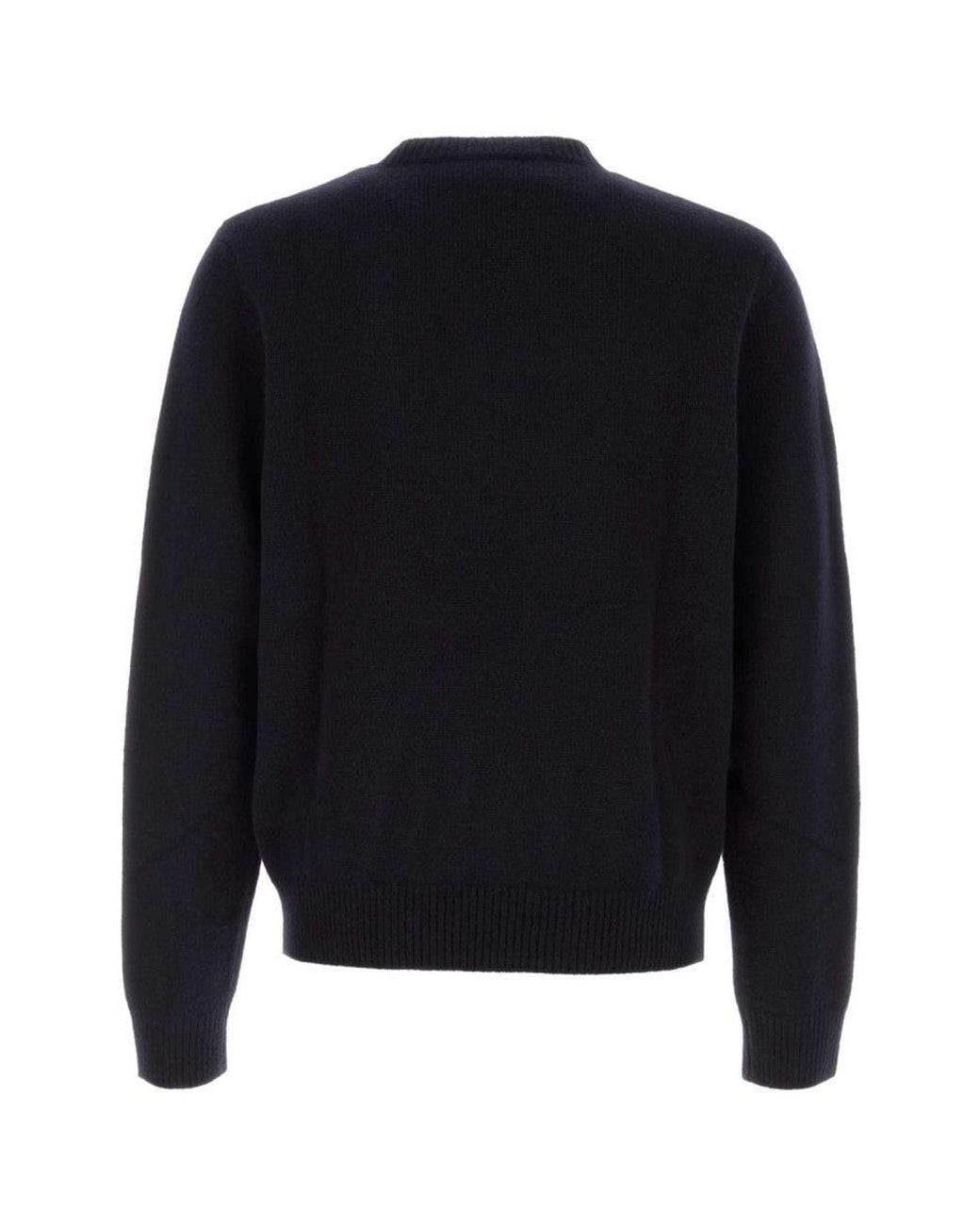 A.P.C. Blue Dark Relaxed Sweaters for men