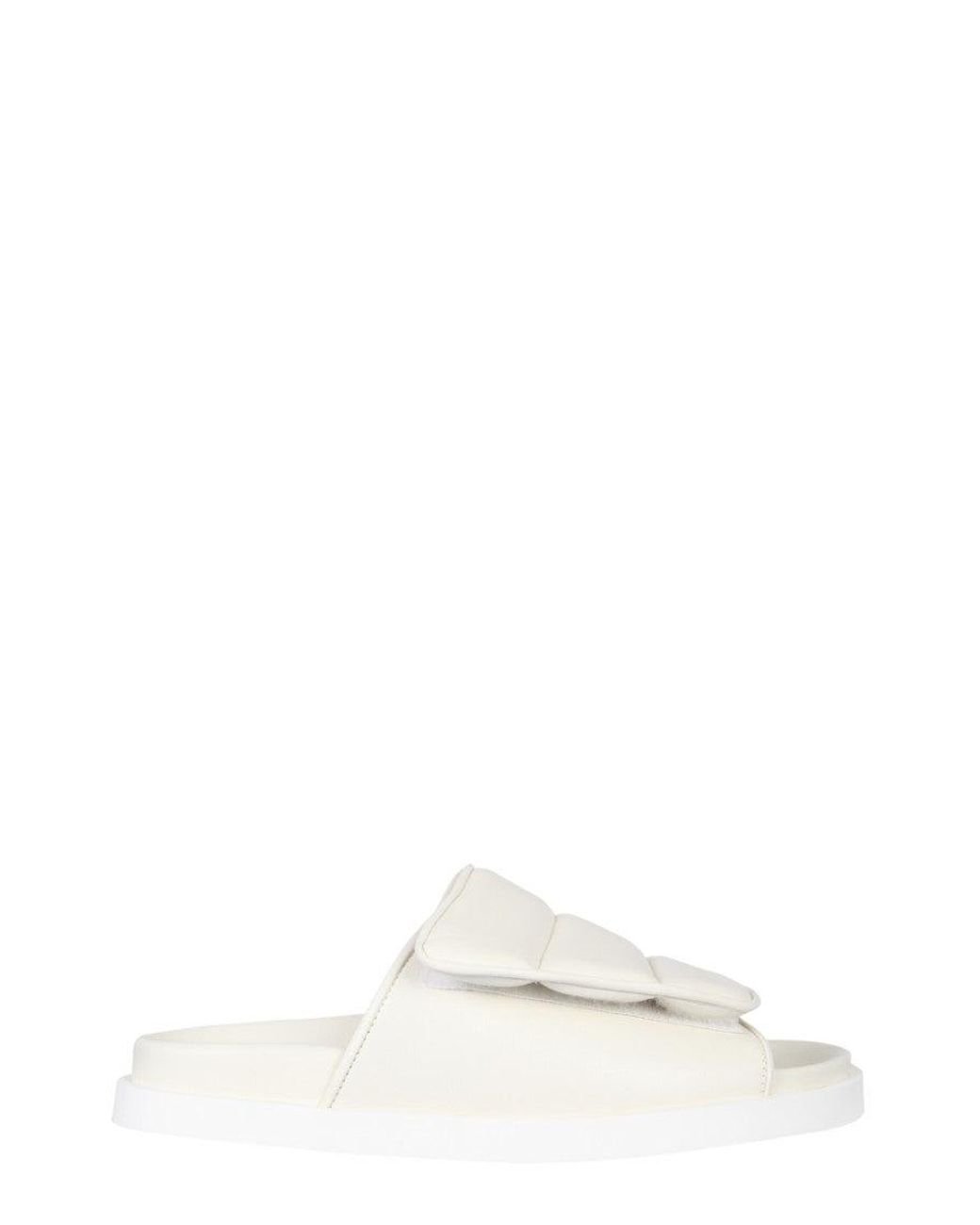 Gia Borghini White Gia 3 Puffy Sandals for men