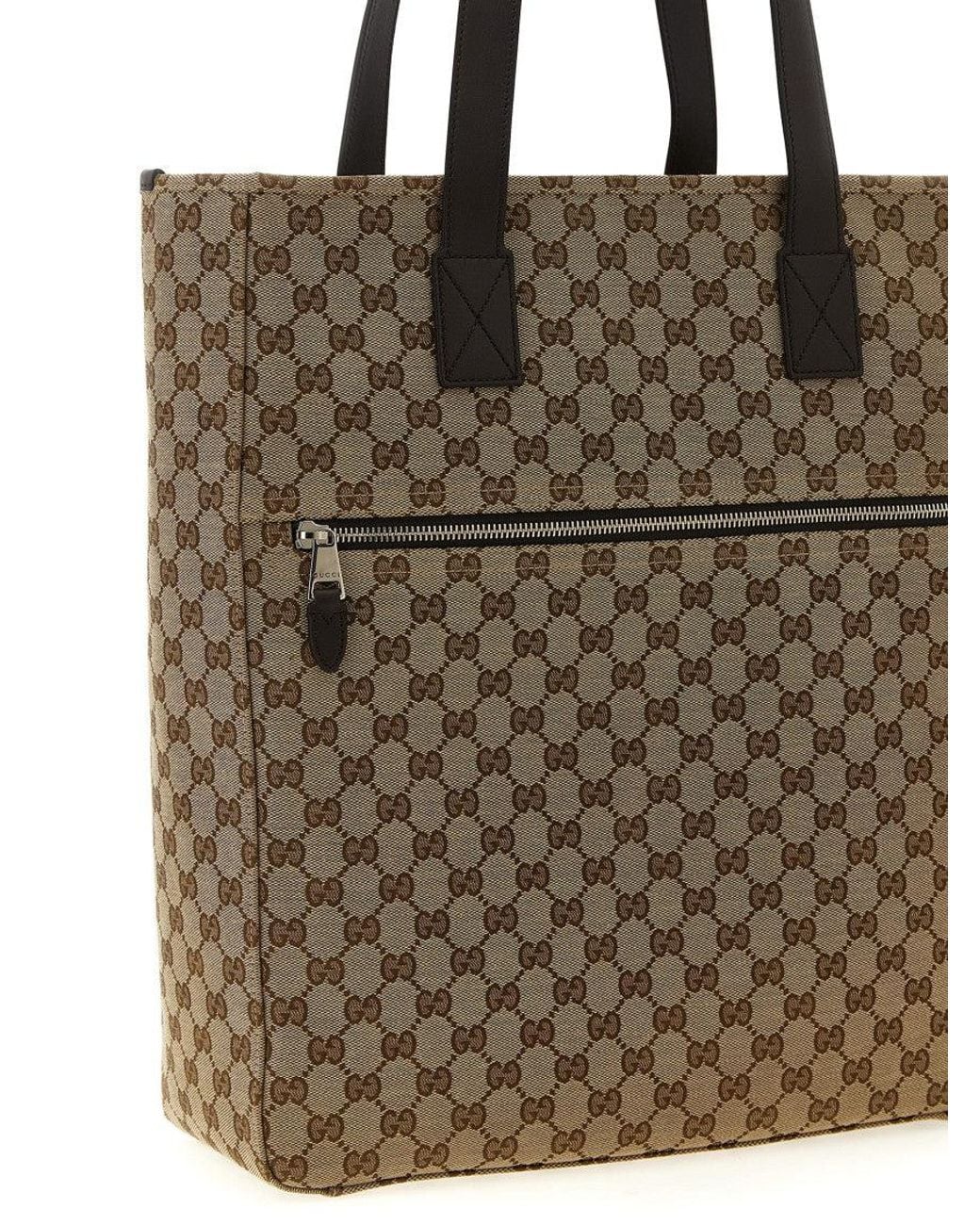 Gucci Brown Gg Canvas Shoulder Bag for men