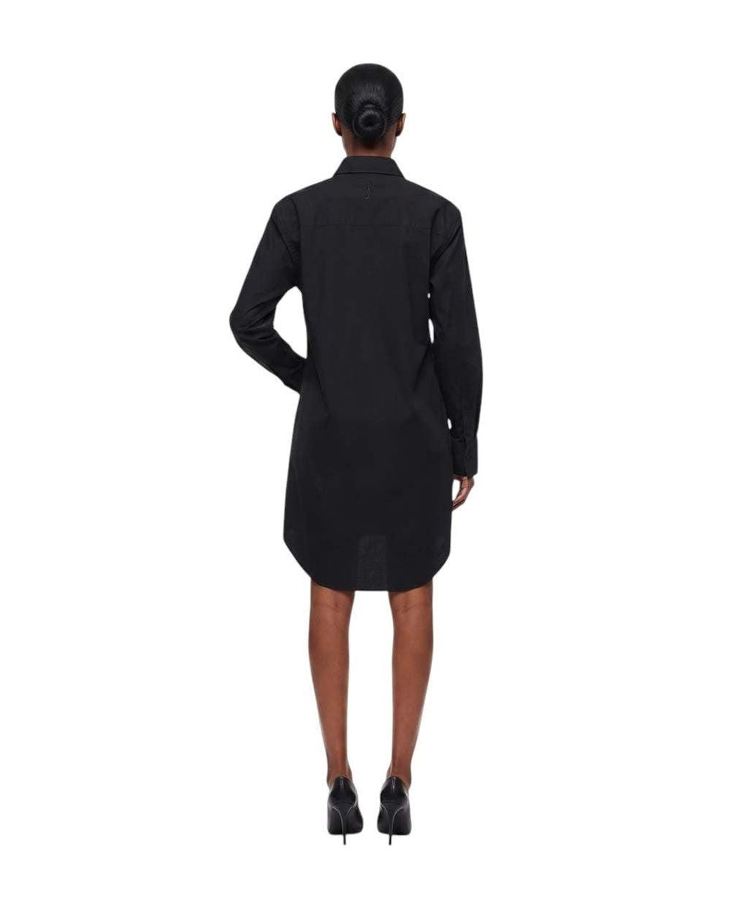 J.W. Anderson Black Band Collar Mini Dress