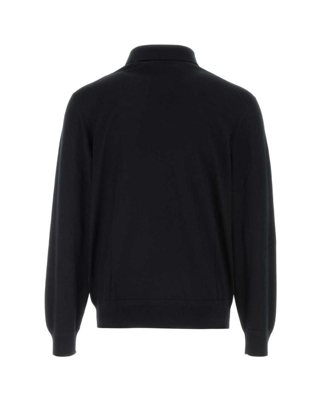 Tom Ford Blue Solid Shirt Collar Polo for men