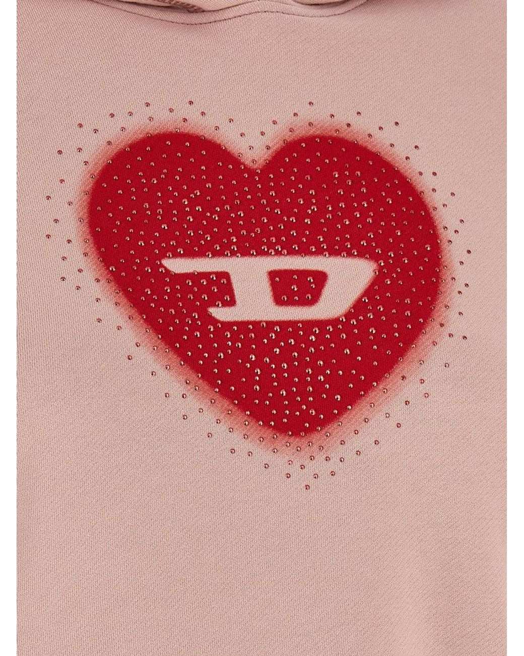 DIESEL Pink 'F-Slimmy-Hood-S5' Hoodie