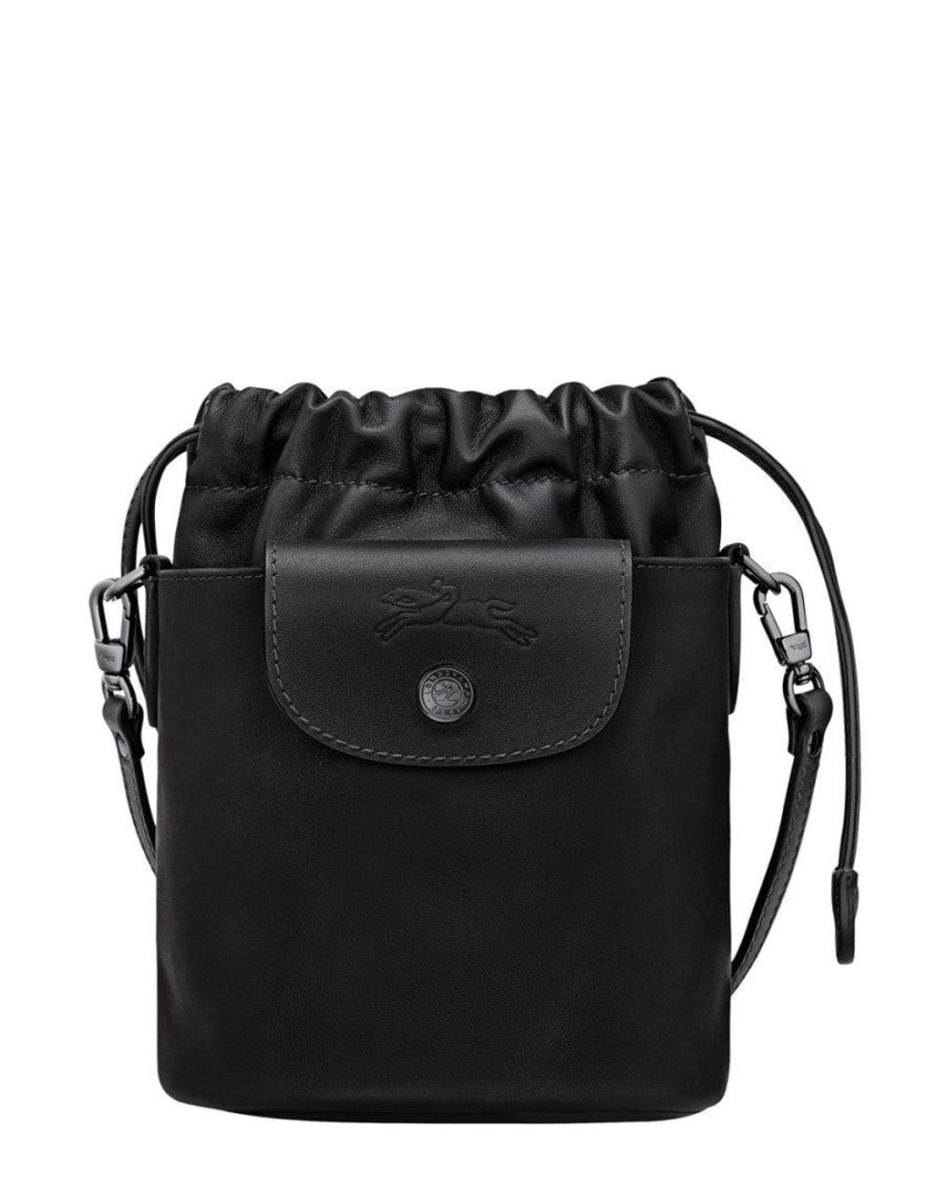 Longchamp Black Le Pliage Xs Bucket Bag