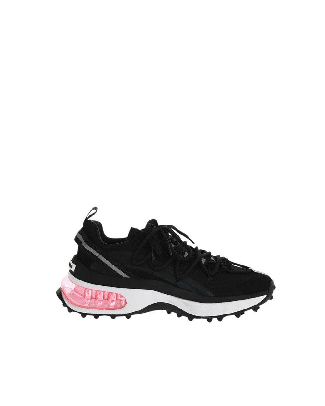 DSquared² Black Low-Top Bubble Sneakers