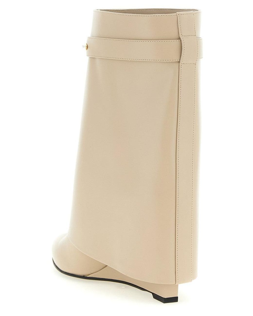 Givenchy Natural Solid Pointed Toe Boots