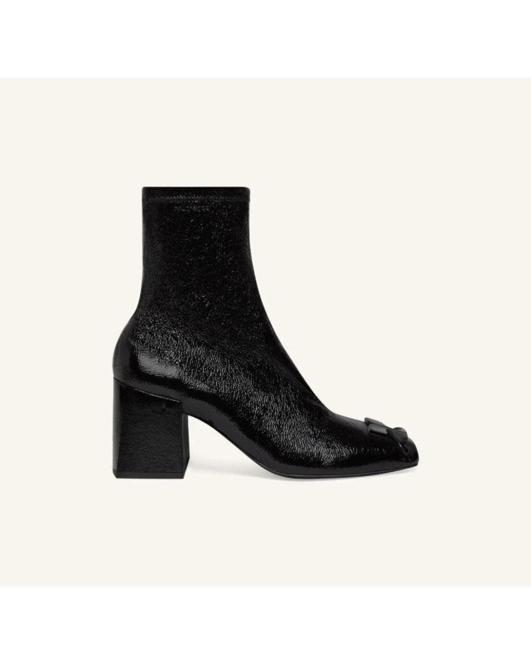 Courreges Black Ankle Boots