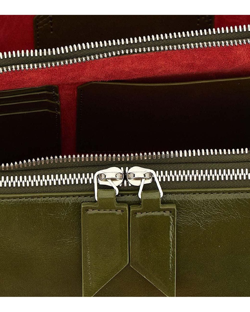 The Attico Green L'Altra Di Milano Large Shoulder Bag