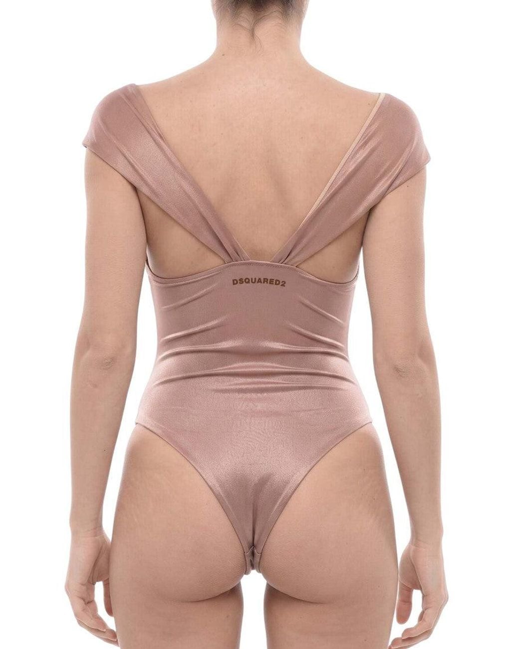 DSquared² Pink Solid Swimwear