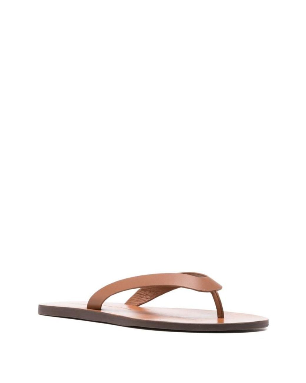 Manebí White Leather Slippers