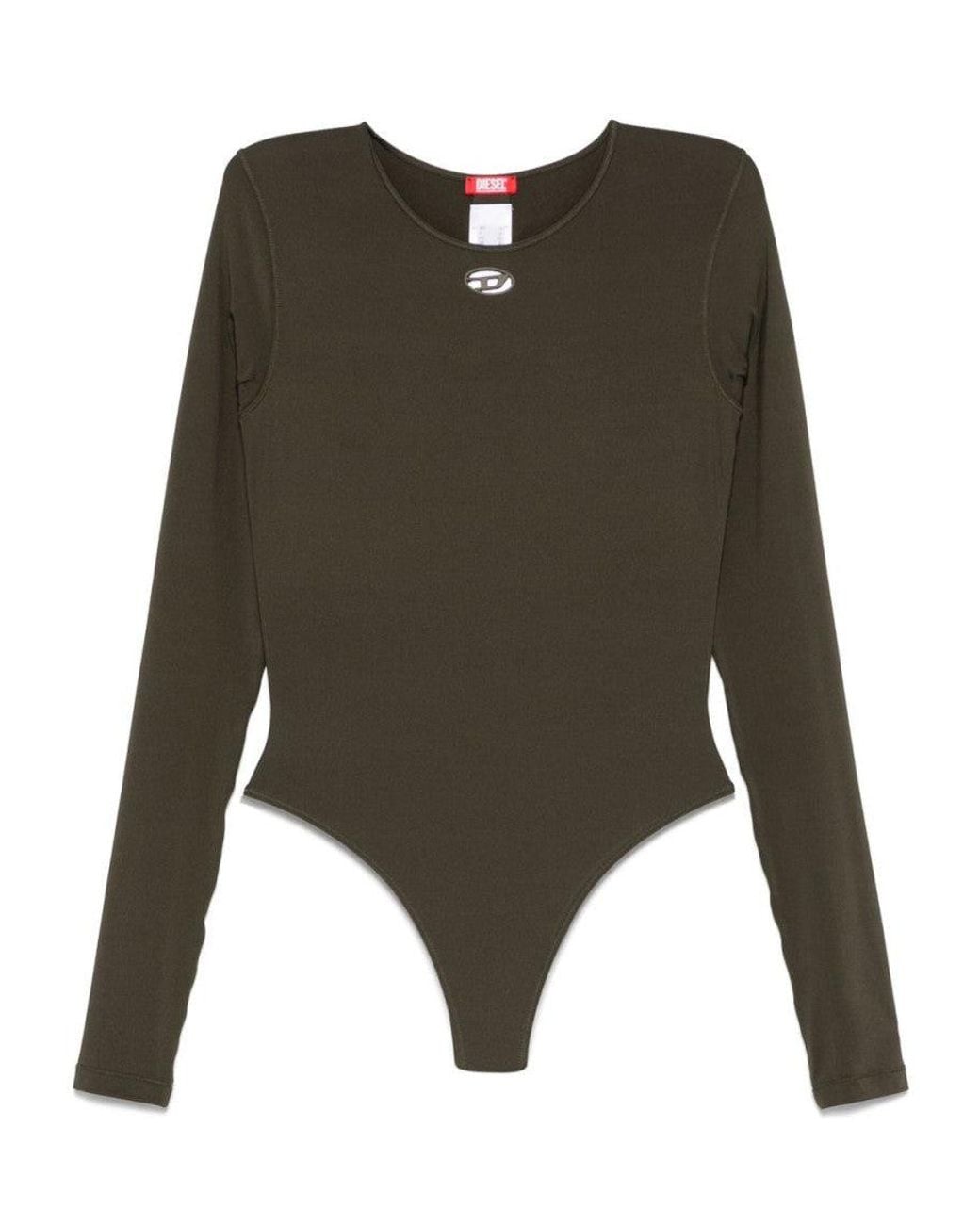 DIESEL Green Long-Sleeve Bodysuit