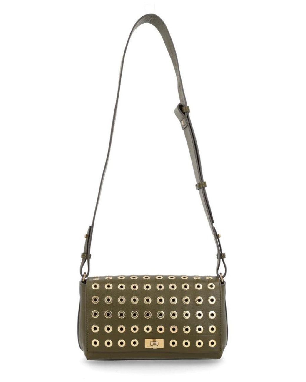 Anya Hindmarch Green Mortimer Small Crossbody Bag