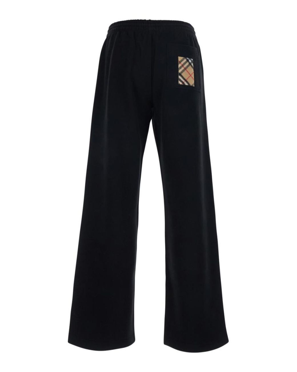 Burberry Black Regular Drawstring Pants