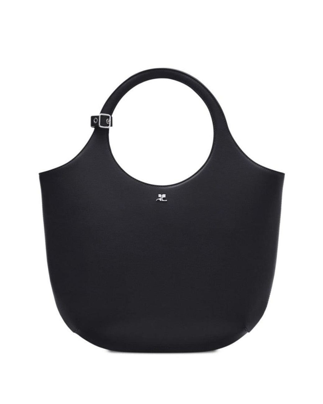 Courreges Blue Holy Midi Hobo Bag