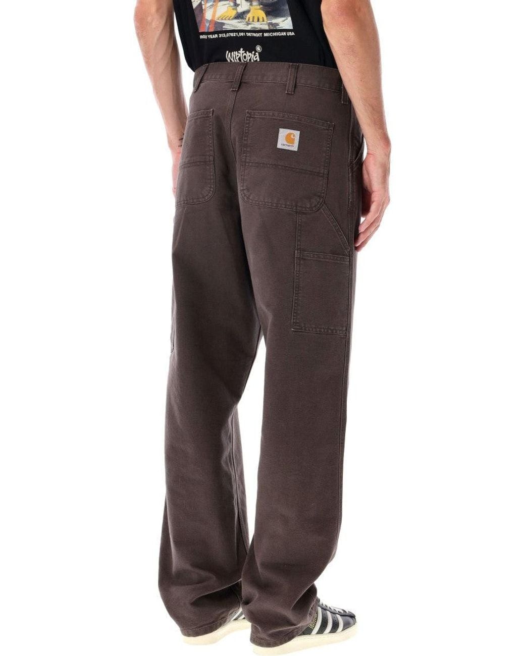 Carhartt Brown Relaxed Mid Rise Jeans for men