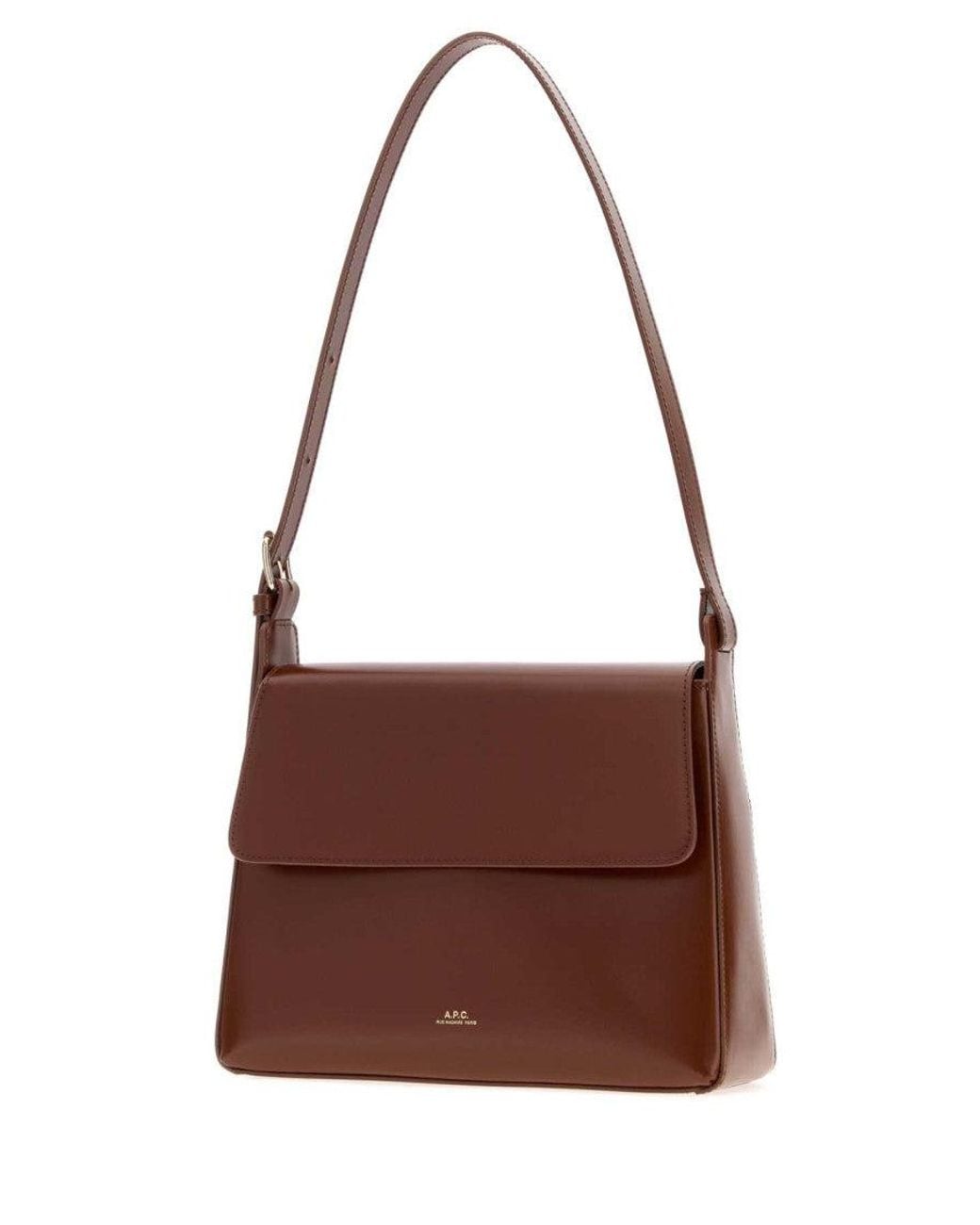 A.P.C. Brown Virginie Small Shoulder Bag