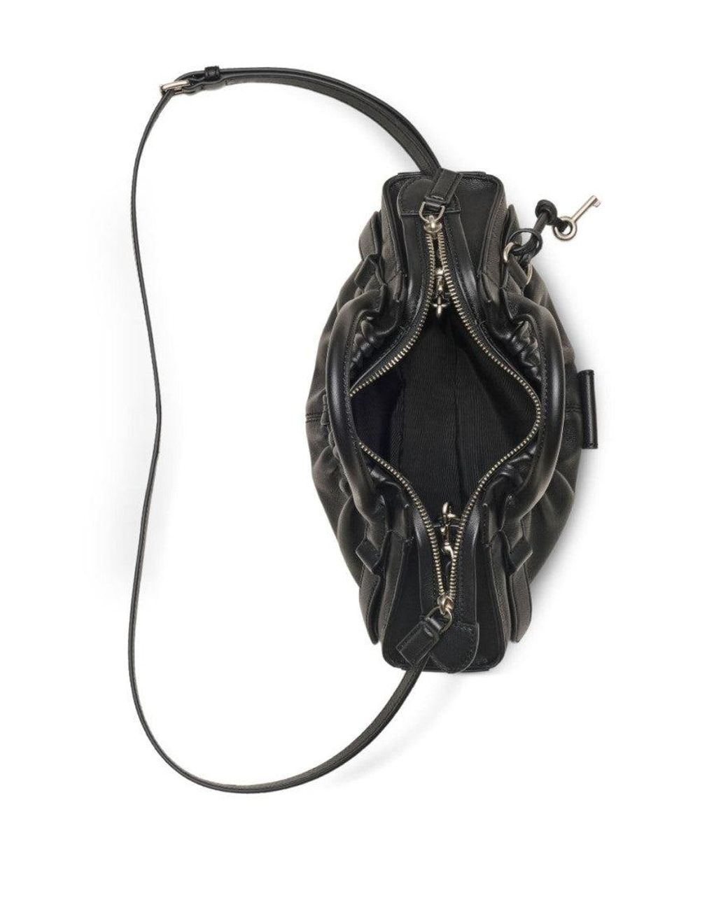Marc Jacobs Black Lamb Leather Shoulder Bag