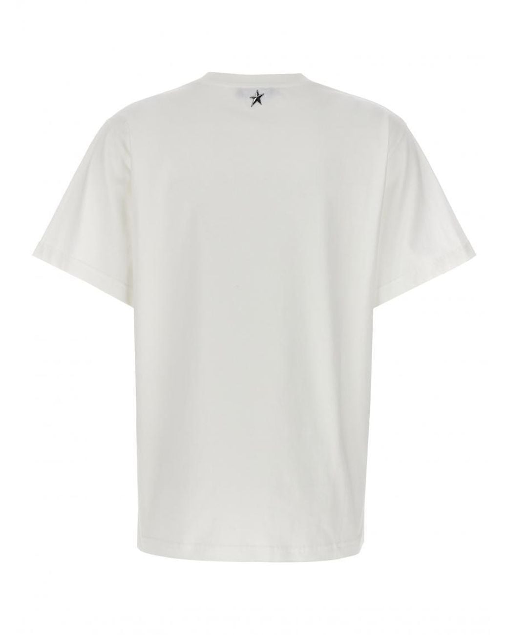 Mugler White Rubberized Logo T-Shirt