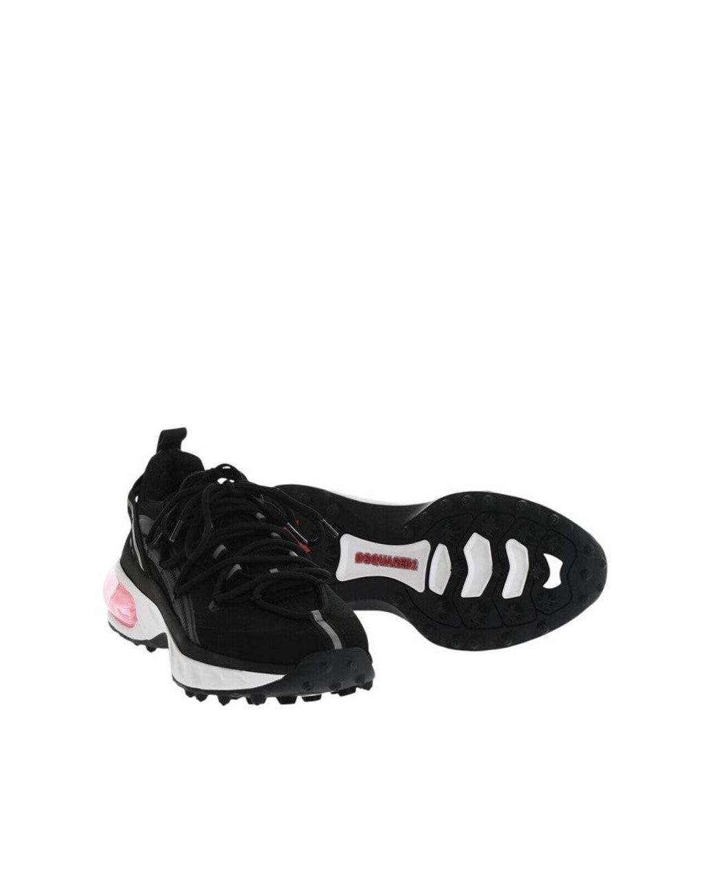 DSquared² Black Low-Top Bubble Sneakers