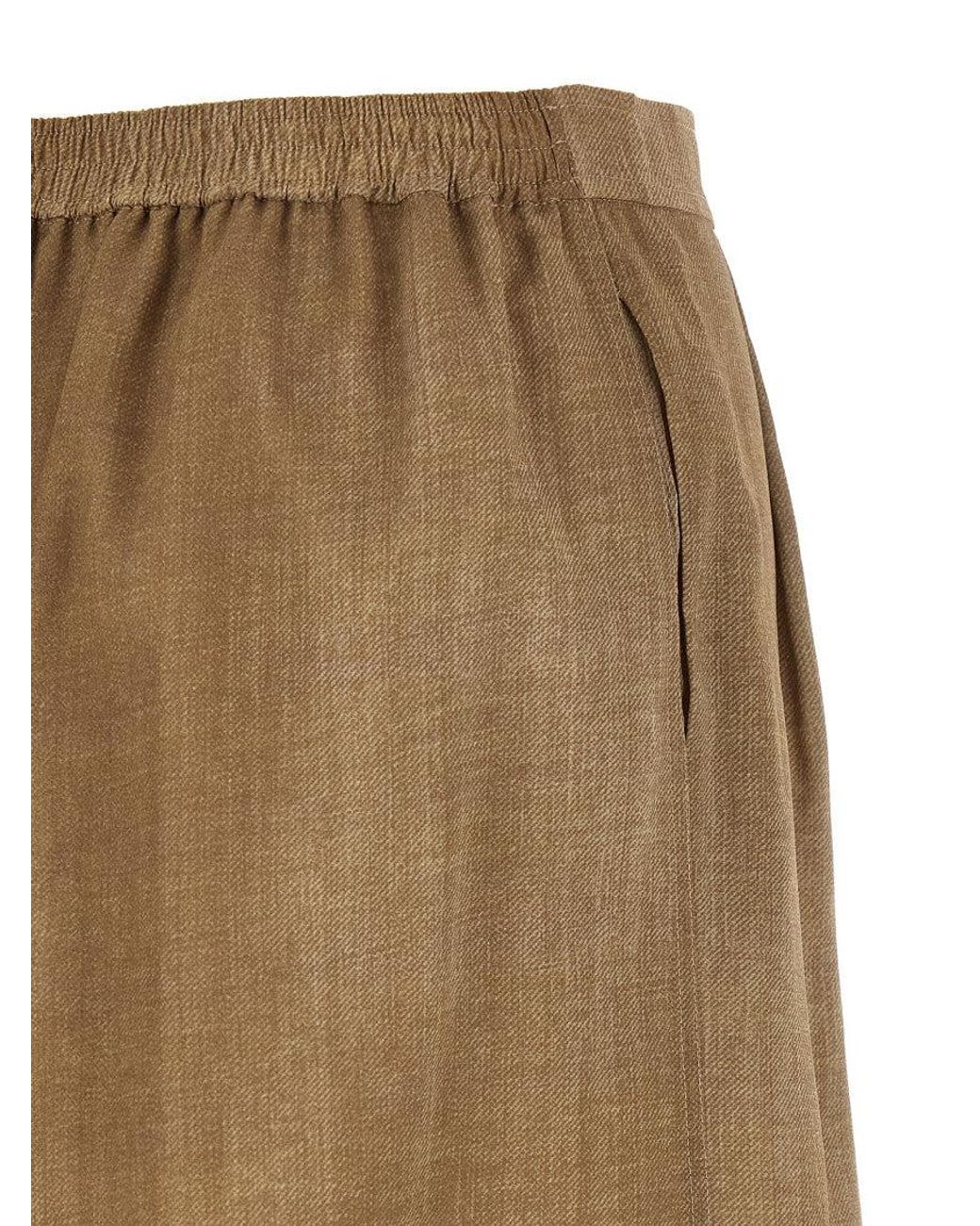 Ermanno Scervino Natural Polyester Bermuda Shorts