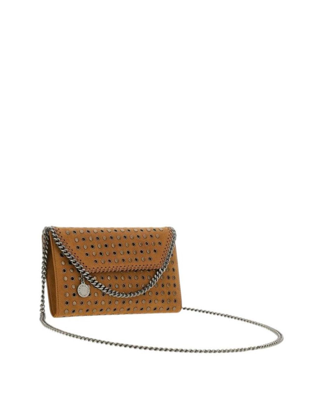 Stella McCartney Brown Falabella Small Crossbody Bag
