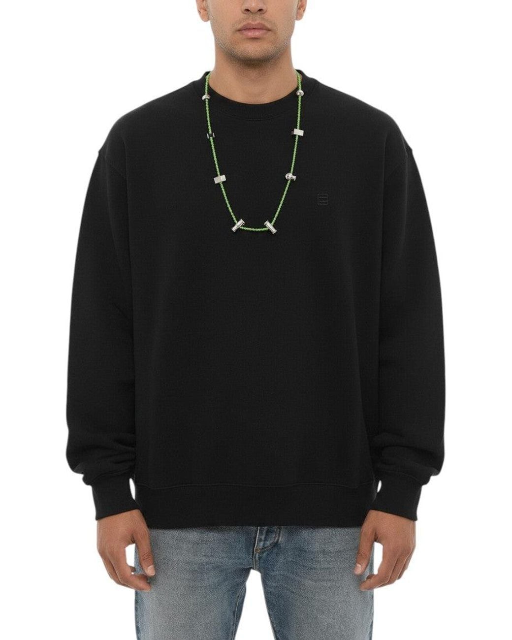 Ambush Black Crew Neck Sweatshirt for men