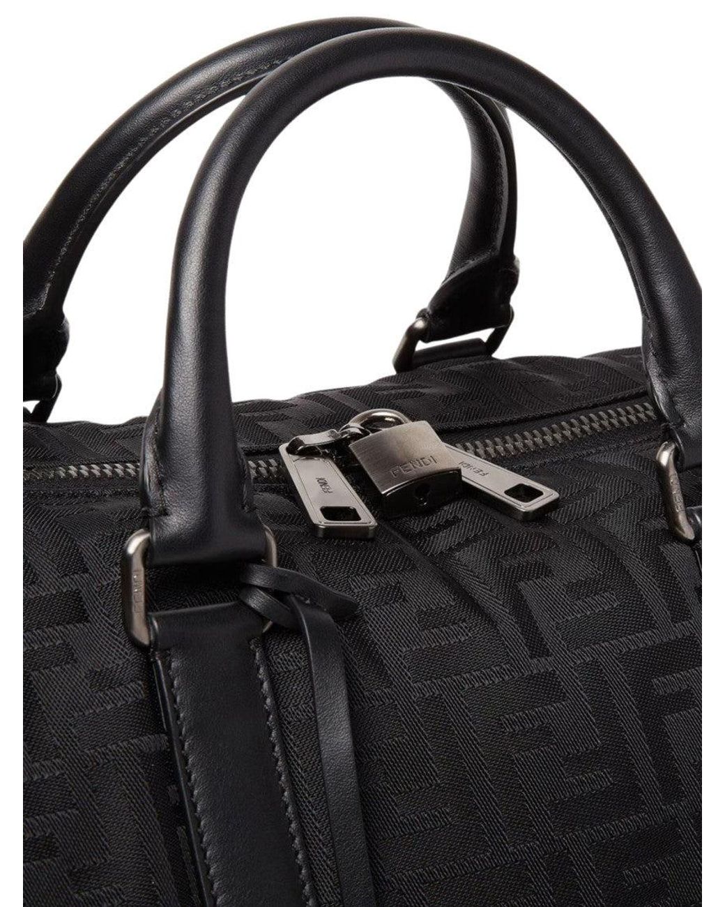 Fendi Black Ff Duffel Bag for men