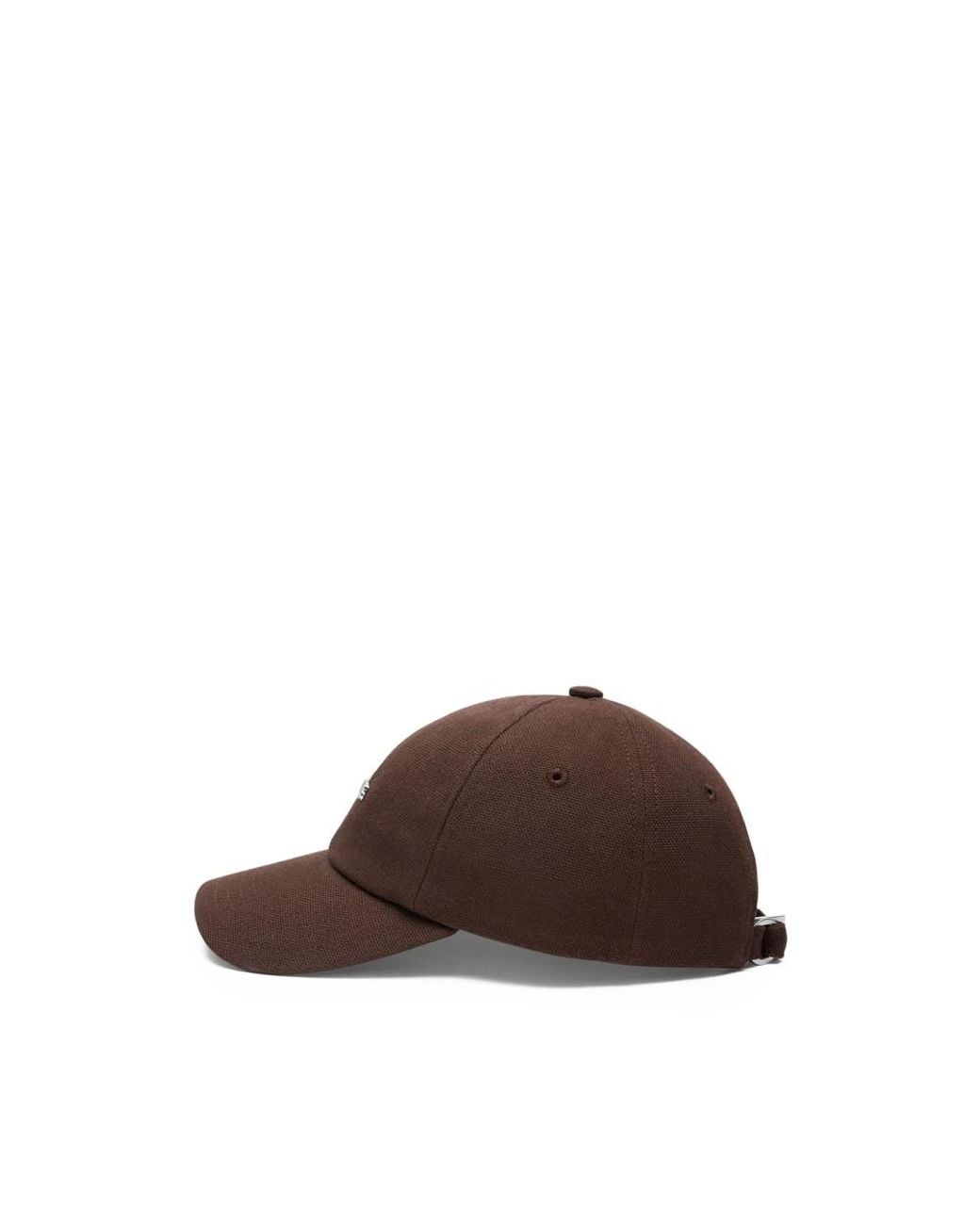 Jacquemus Brown Logo Baseball Cap