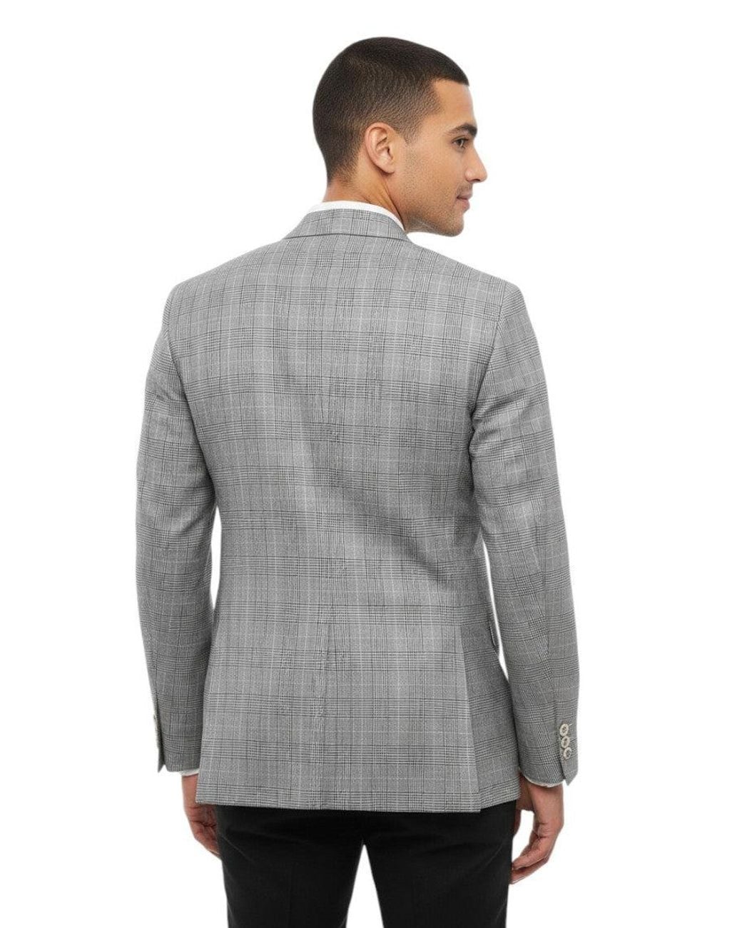 Corneliani Gray Notched Lapel Blazer for men