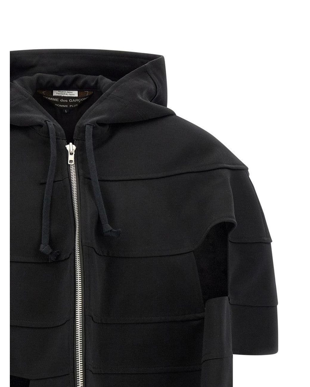 Comme des Garçons Black Solid Hood Jacket for men