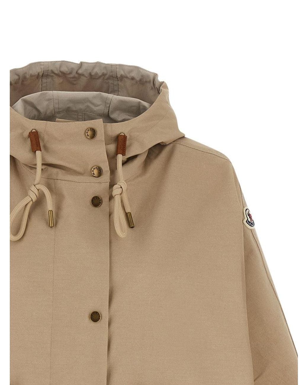 Moncler Natural Solid Hood Jacket