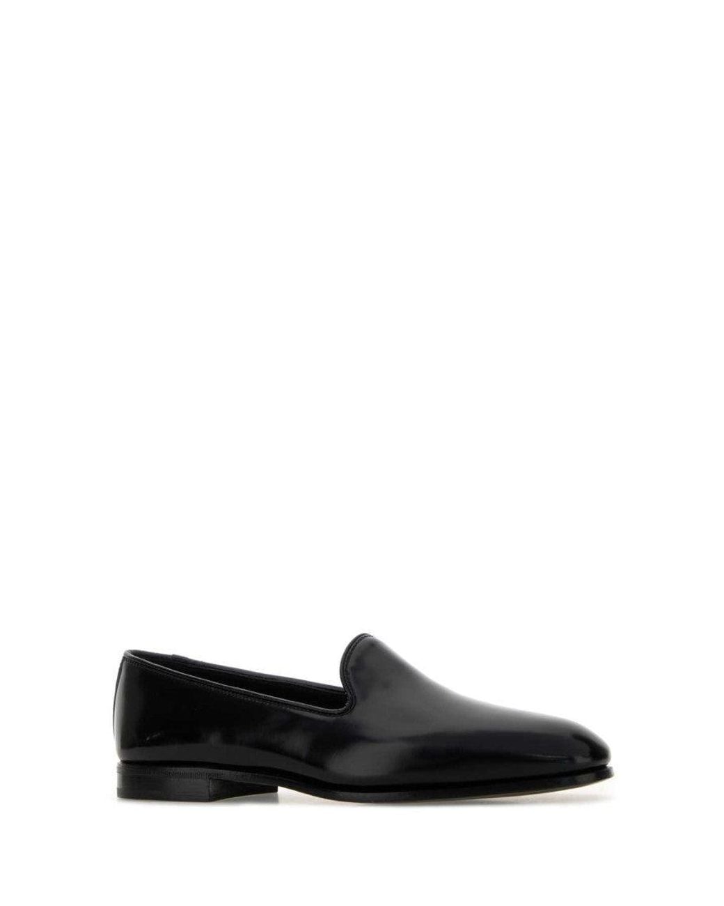 Church's Black Leather Loafers