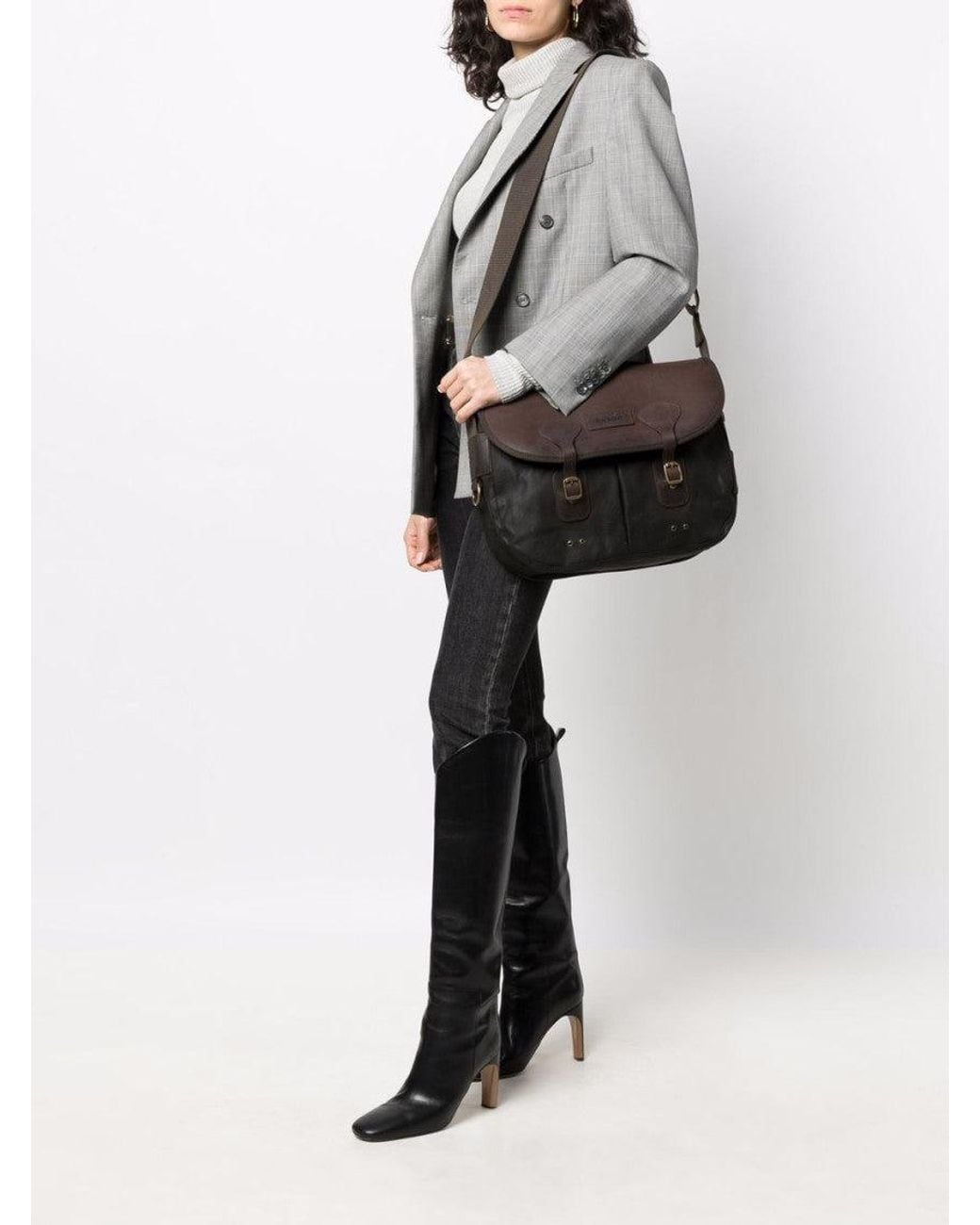 Barbour Black Tarras Messenger Bag for men
