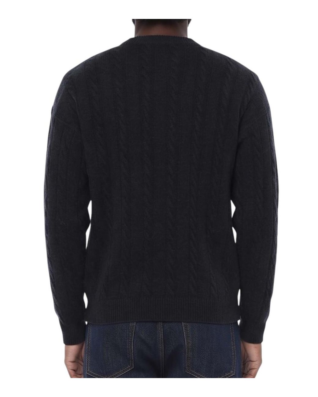 Woolrich Blue Knitted Sweater for men