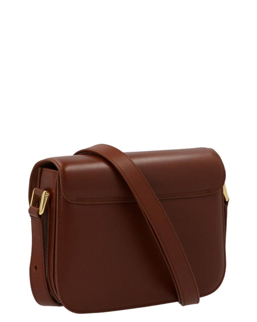 A.P.C. Brown 'Grace Small' Crossbody Bag
