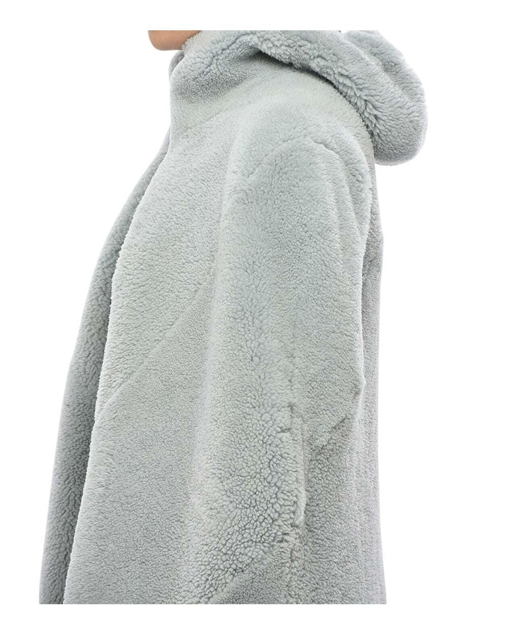 Rick Owens Gray Sky Solid Hood Jacket