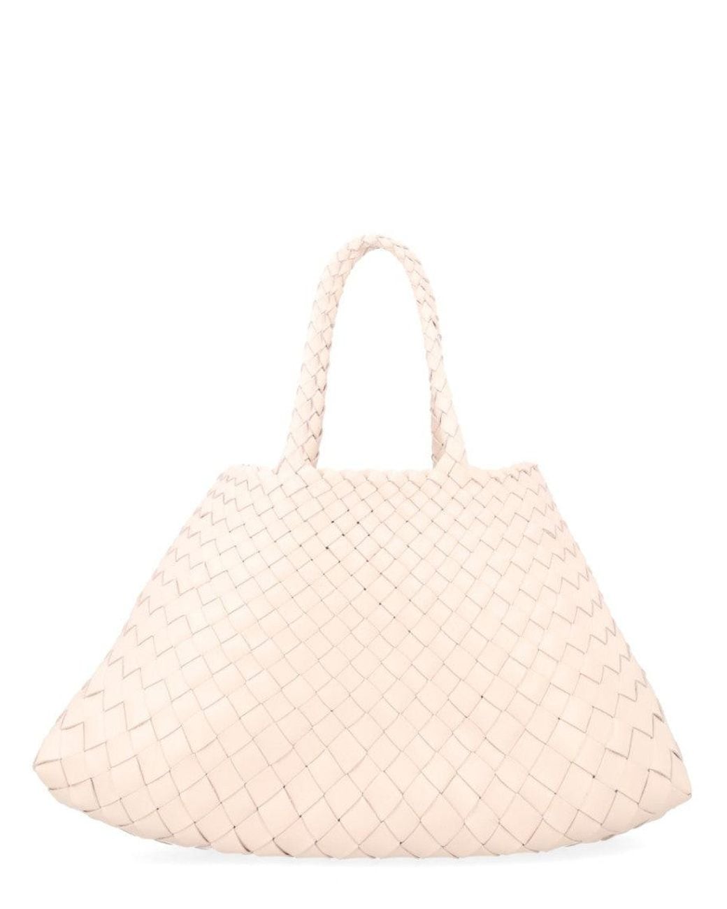 Dragon Diffusion Natural Santa Croce Small Tote