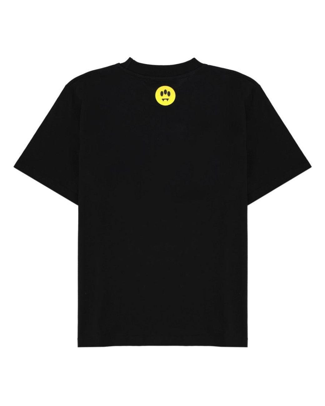 Barrow Black Logo Crew Neck T-Shirt for men