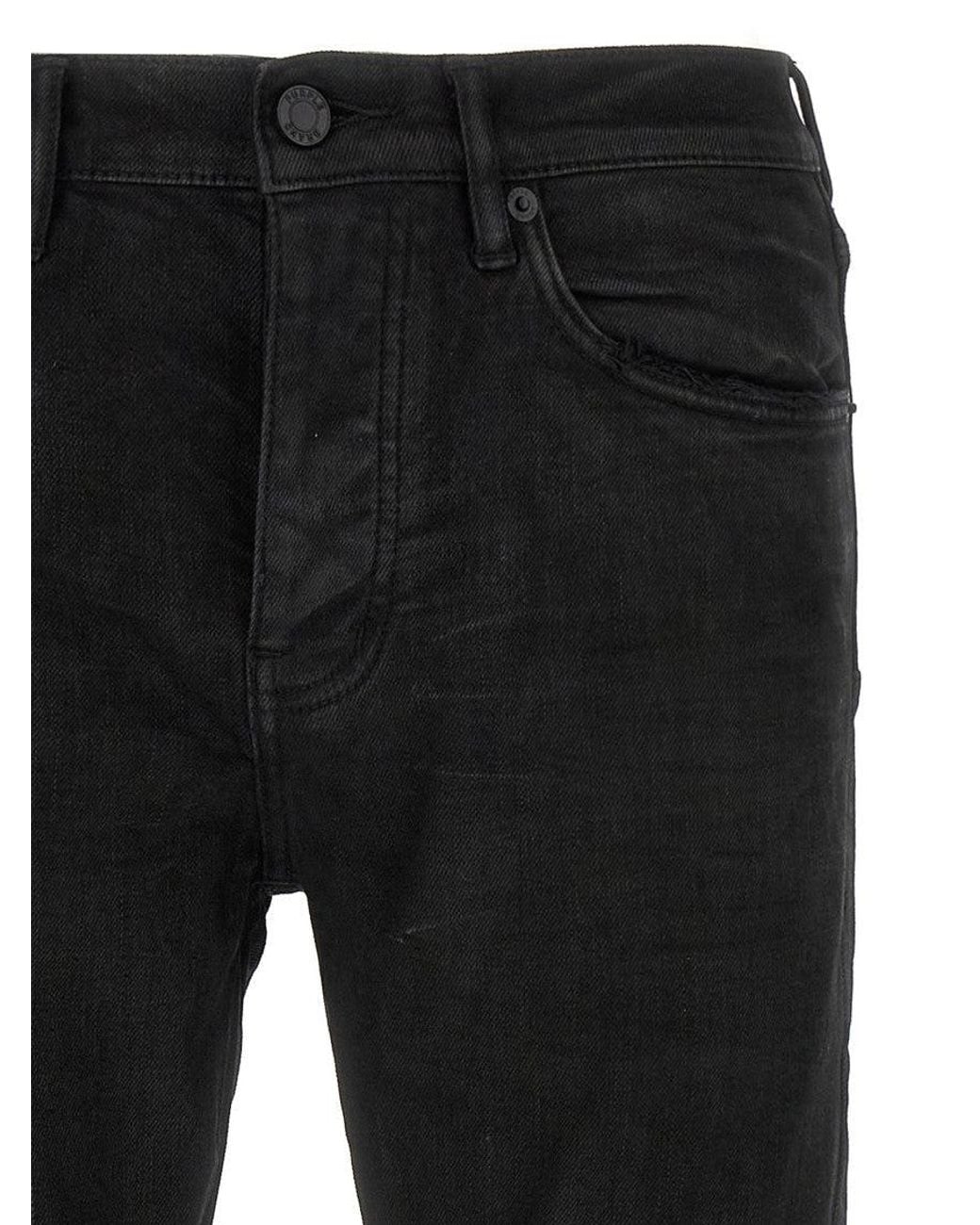 Purple Brand Black Mid Rise Jeans for men