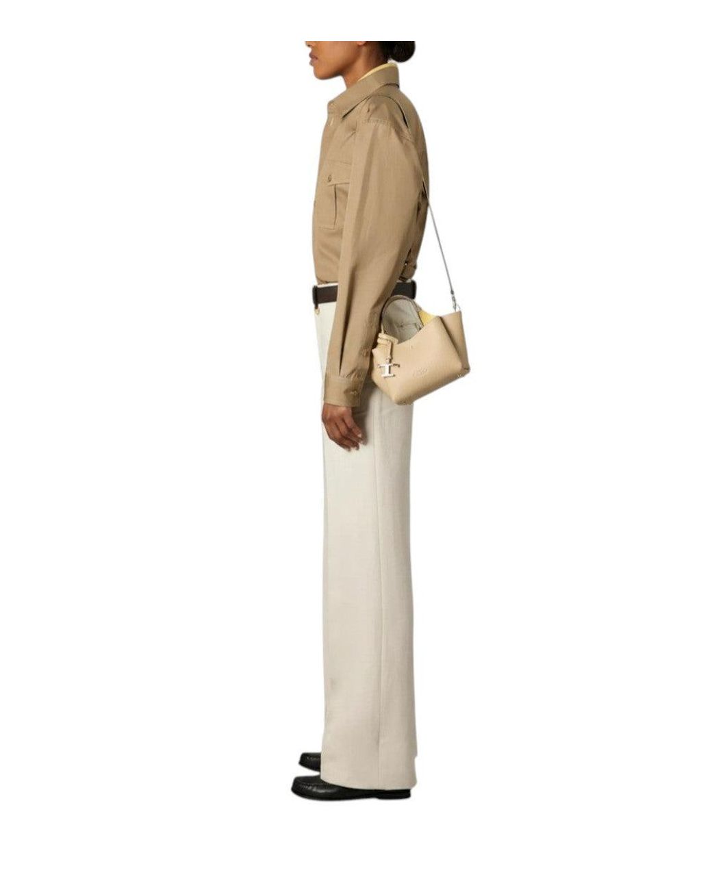 Tod's Natural Logo Micro Tote