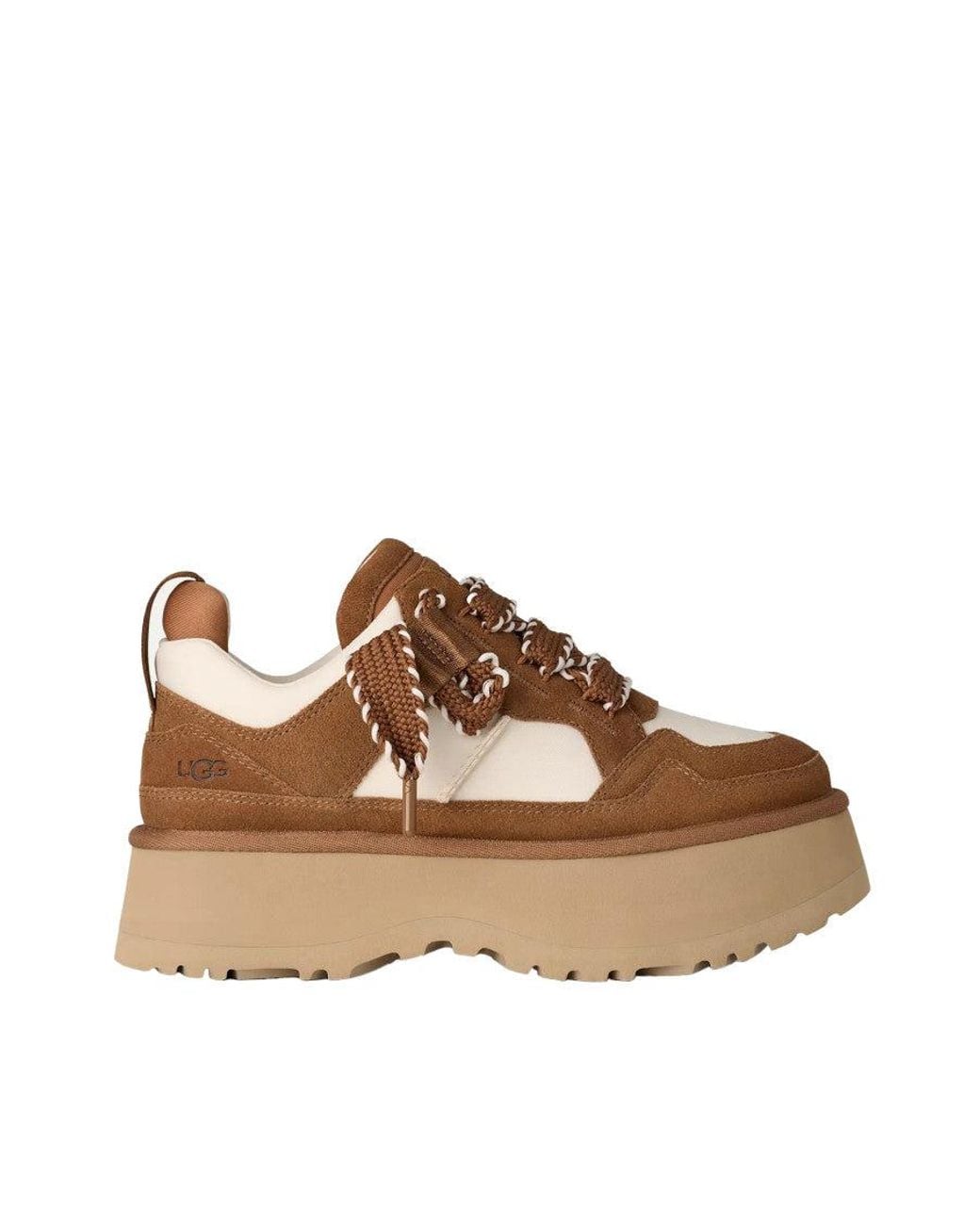Ugg Brown Color Block Sneakers