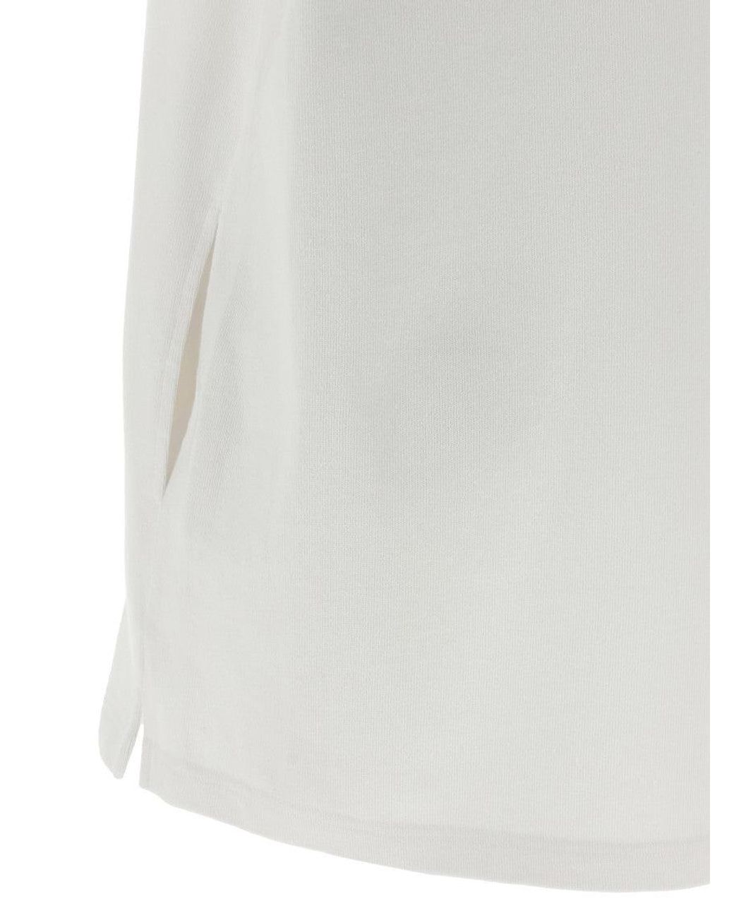 Alexander Wang White Shirt Collar Mini Dress