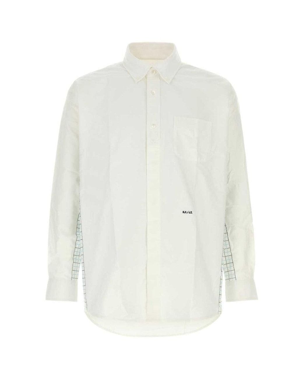 A.P.C. White Relaxed Solid Shirt for men