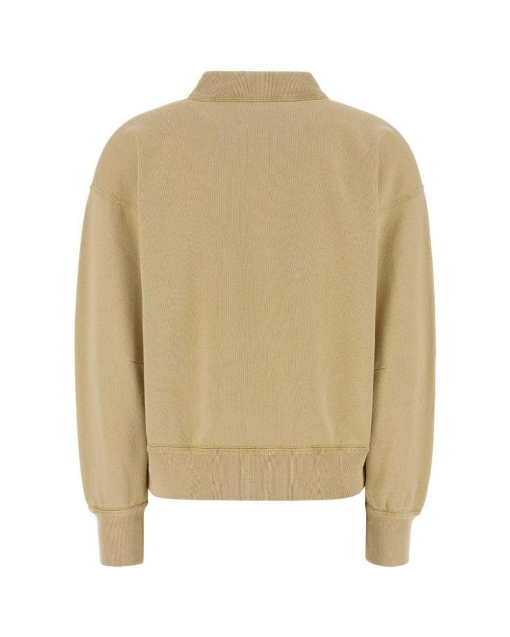 Isabel Marant Natural Mock Collar Sweatshirt