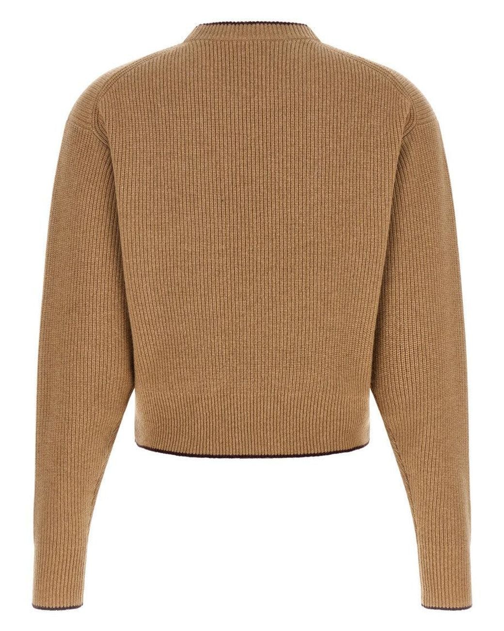Chloé Natural Heart Intarsia Sweater