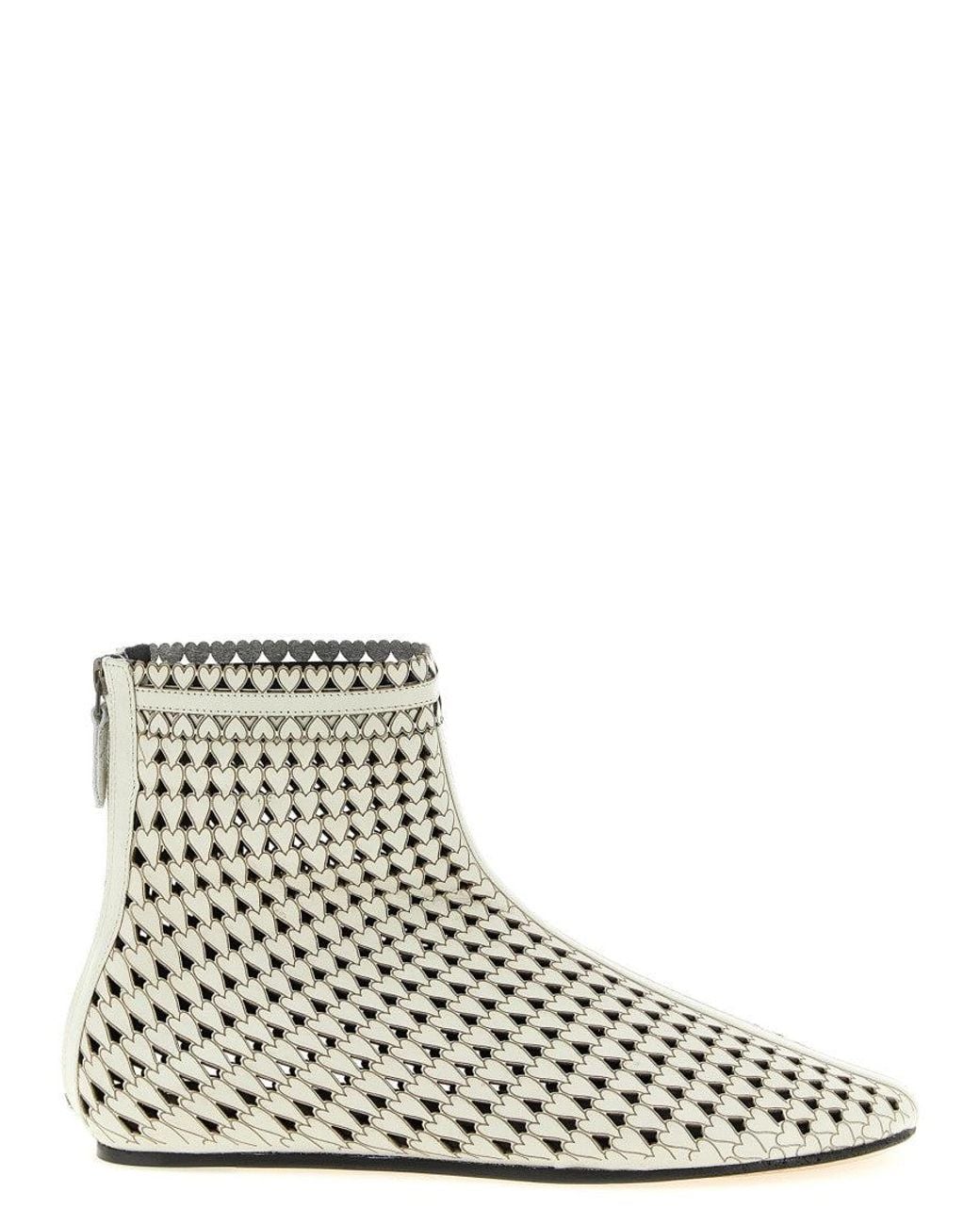 Isabel Marant White Ankle Boots