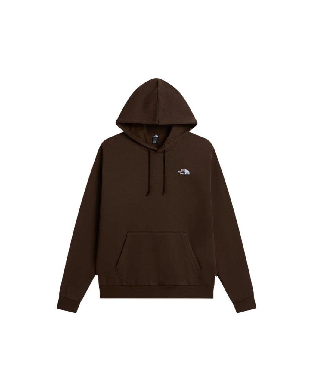The North Face Brown Regular Logo Hoodie for men