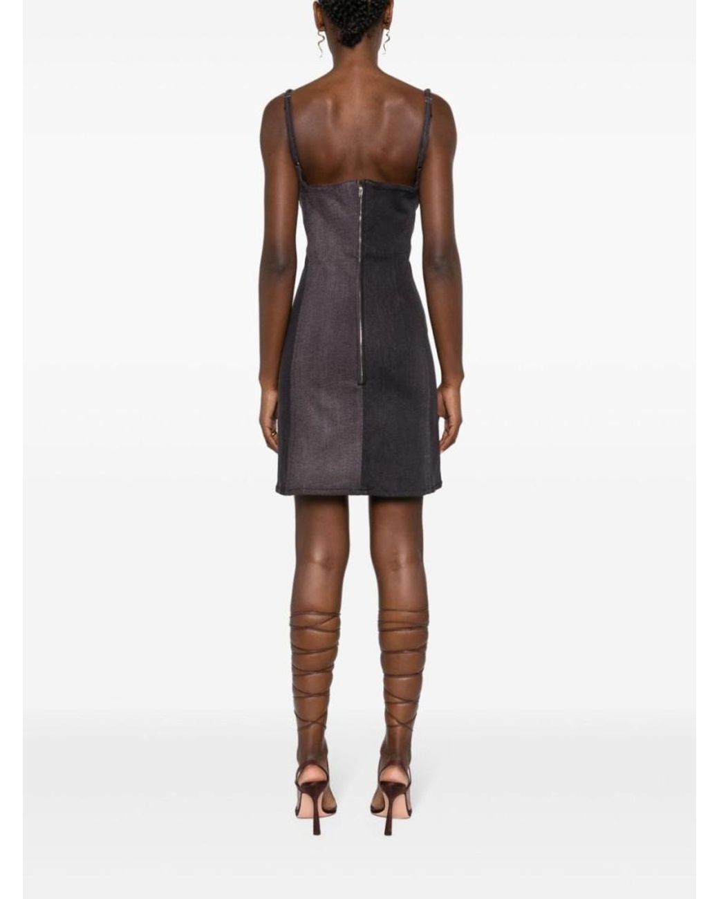 Y. Project Black Denim Mini Dress