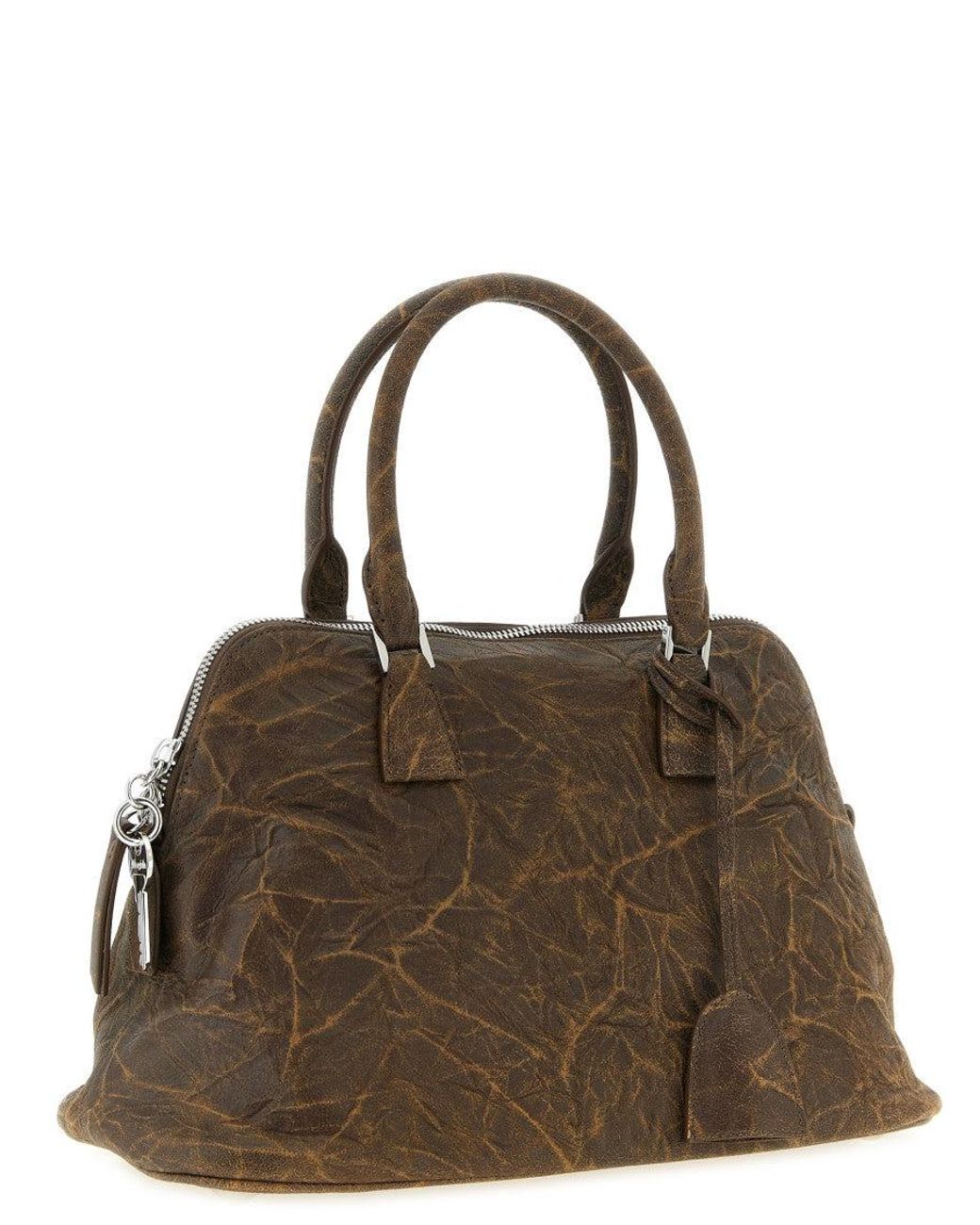 Maison Margiela Brown 5Ac Soft Medium Satchel