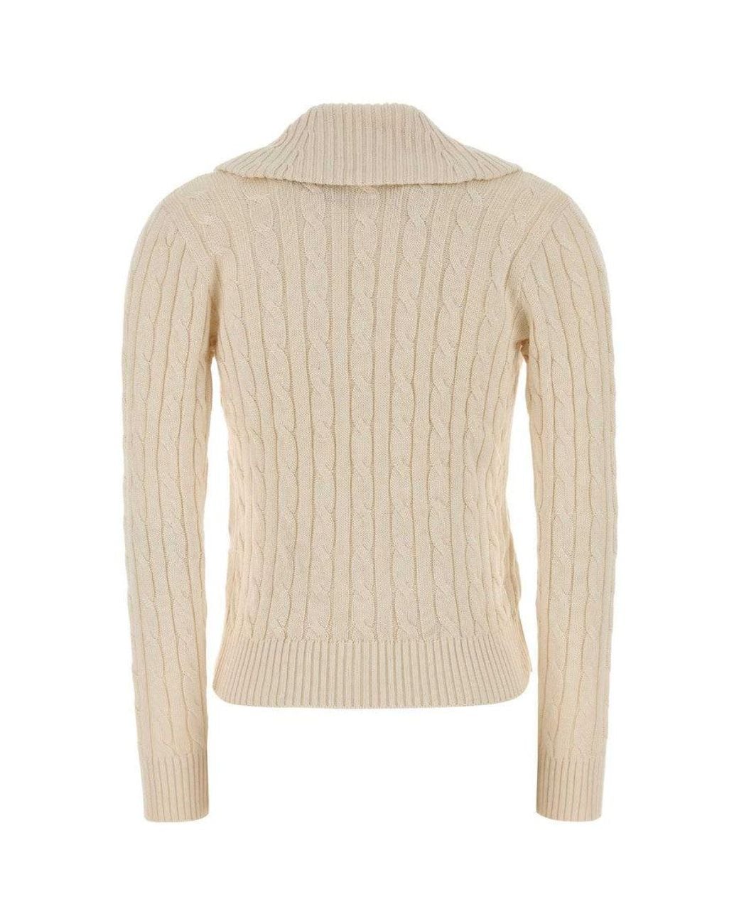 Polo Ralph Lauren White Knitted Sweater