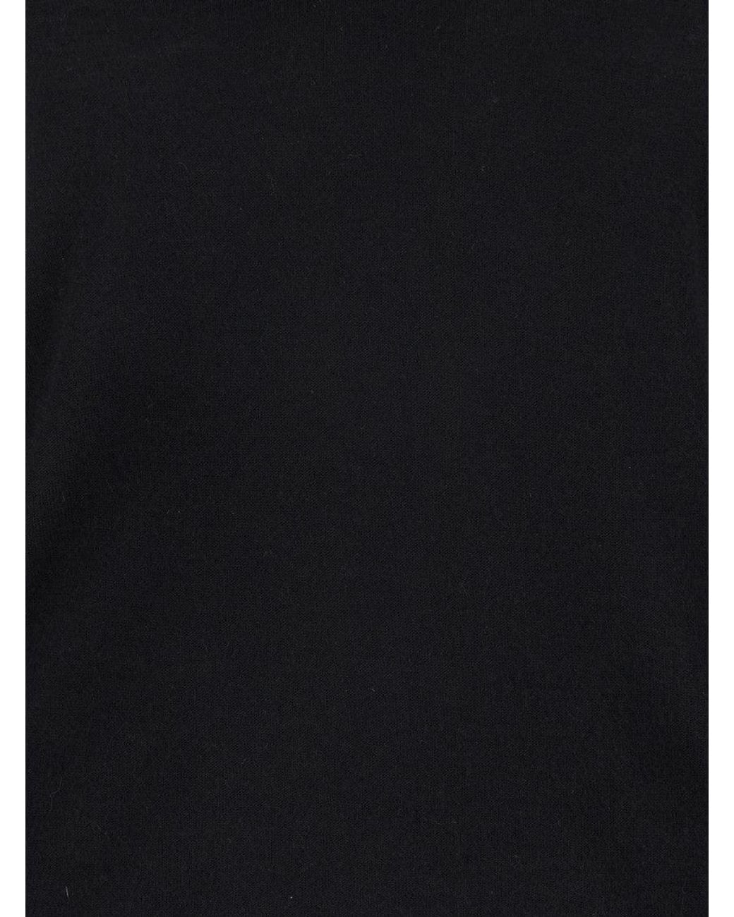 Max Mara Black Solid V Neck Sweater